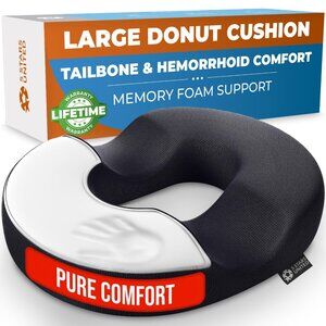 New 5 STARS UNITED Donut Pillow Hemorrhoid Tailbone Cushion